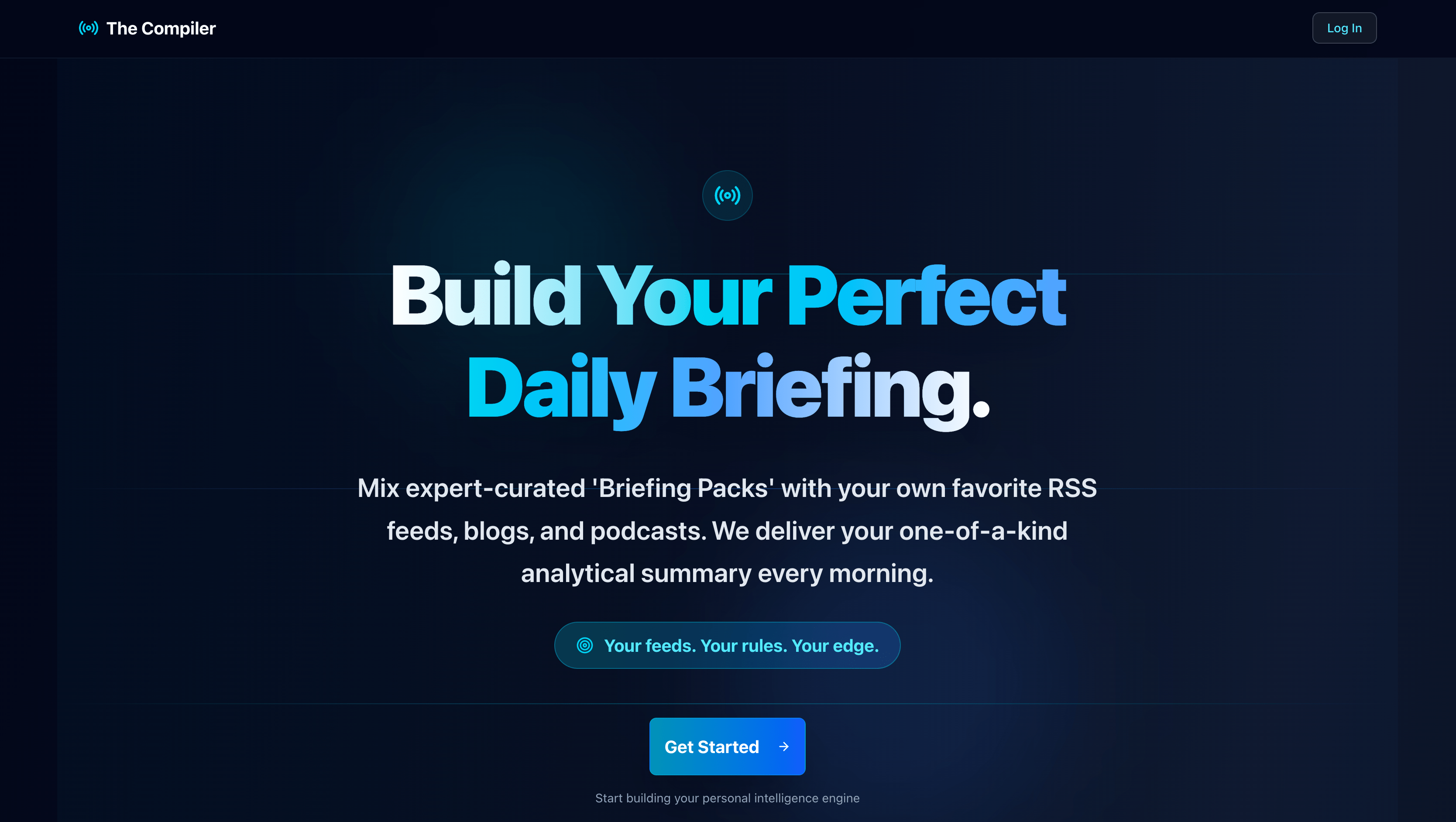 The Compiler landing page